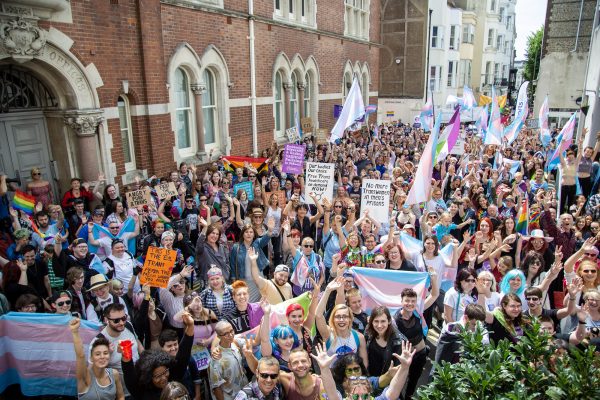 Trans Pride Gathering before march 2017 by Sharon Kilgannon copy